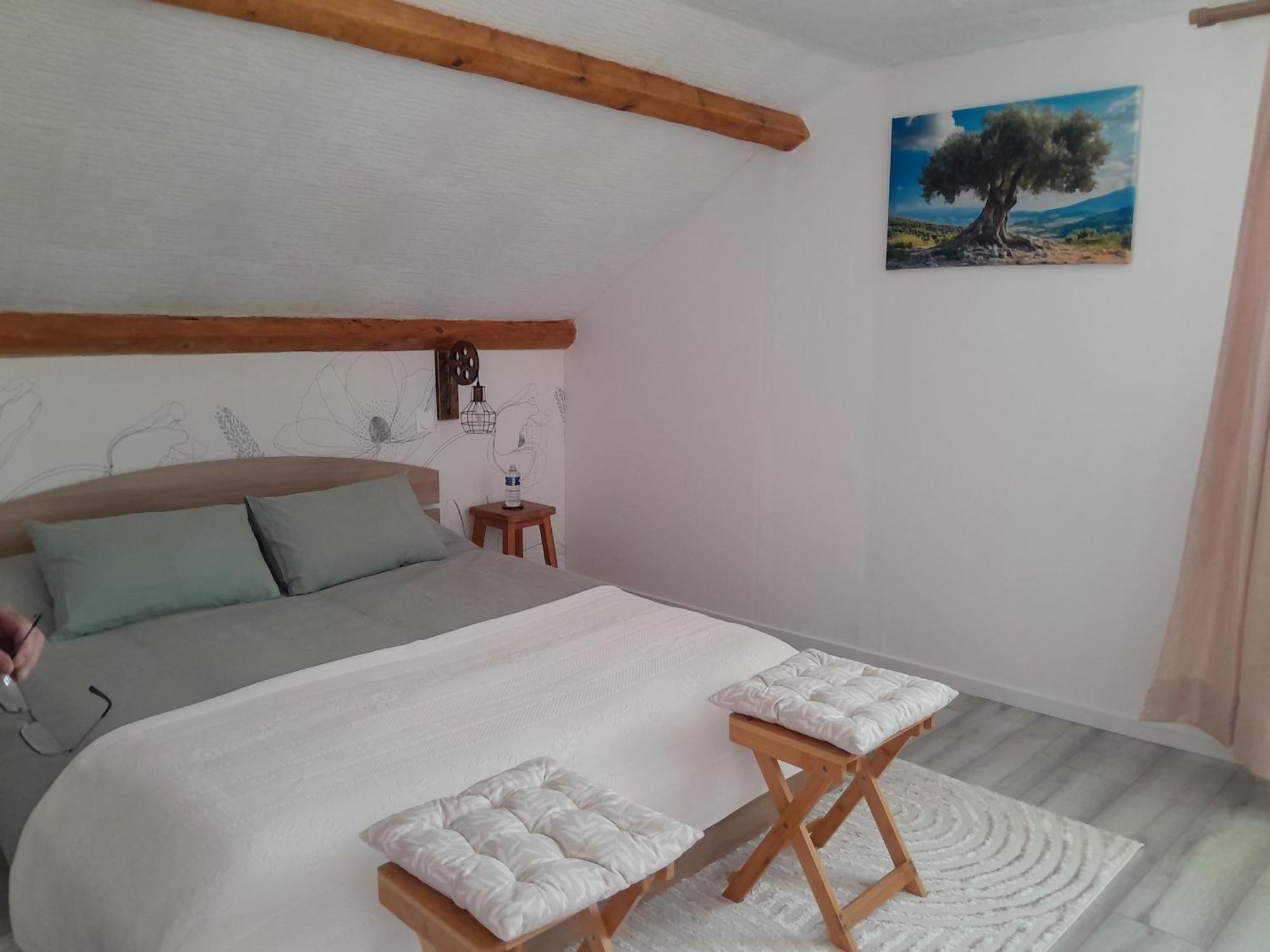 Chambres D Hotes Au P'Tit Bonheur Campagnard Jarnosse Room photo